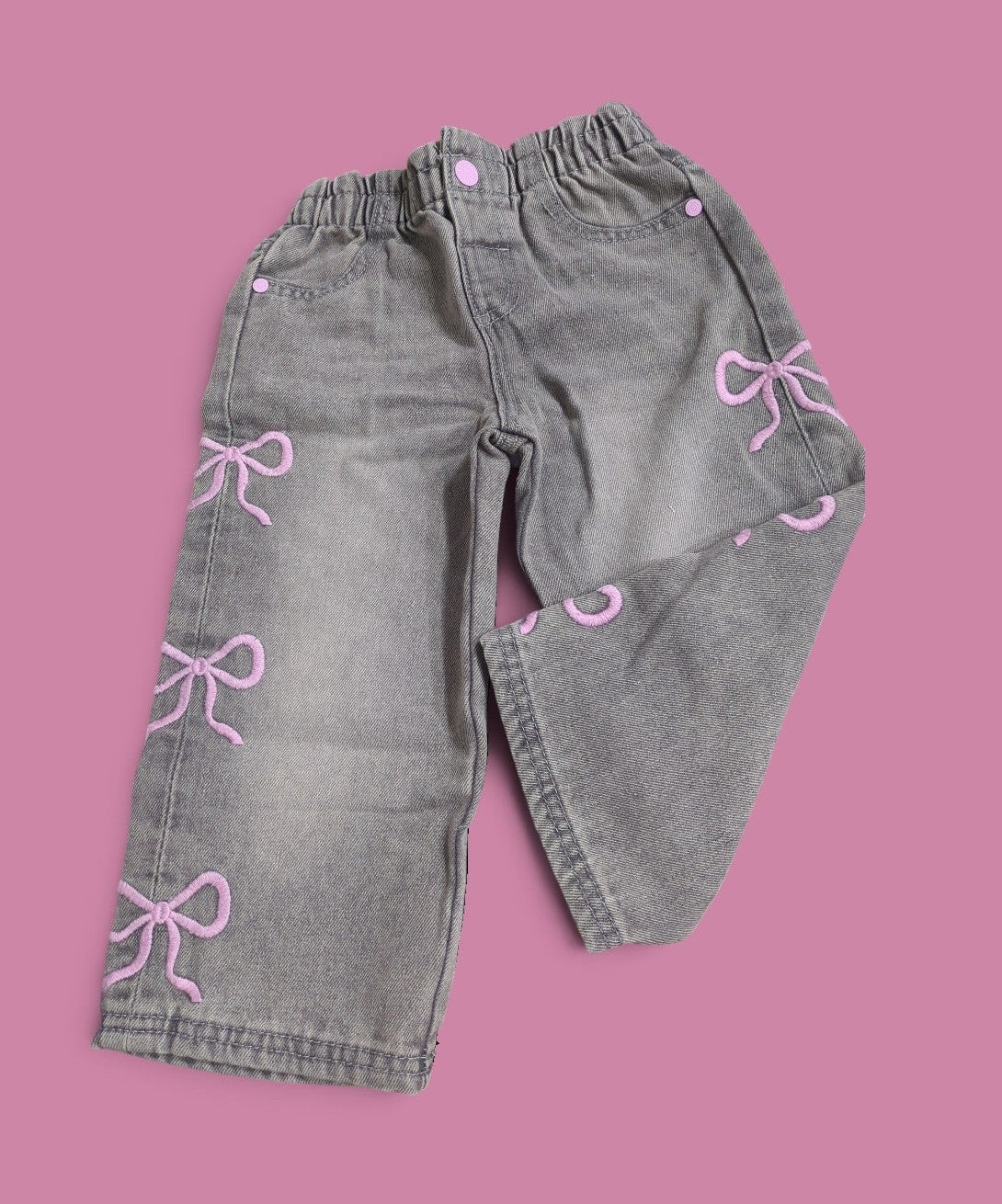 Set Cardigan Farfalle + Jeans Baby