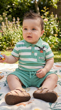 Completo Bing T-Shirt a Righe e Pantalone - Bimbo