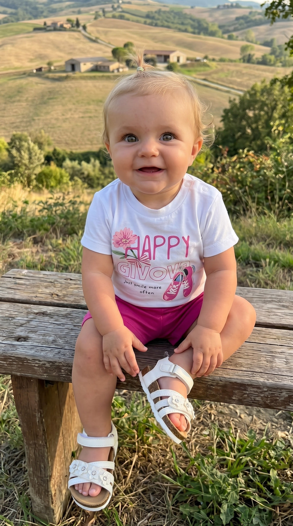 Completo Sportivo Givova Bambina – Maglia Manica Corta e Pantaloncino in Cotone