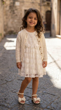 Abitino di Pizzo con Dolcevita Traforato - Bimba