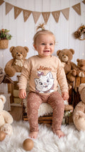Completo Minou Baby – Felpa Felpata + Leggings