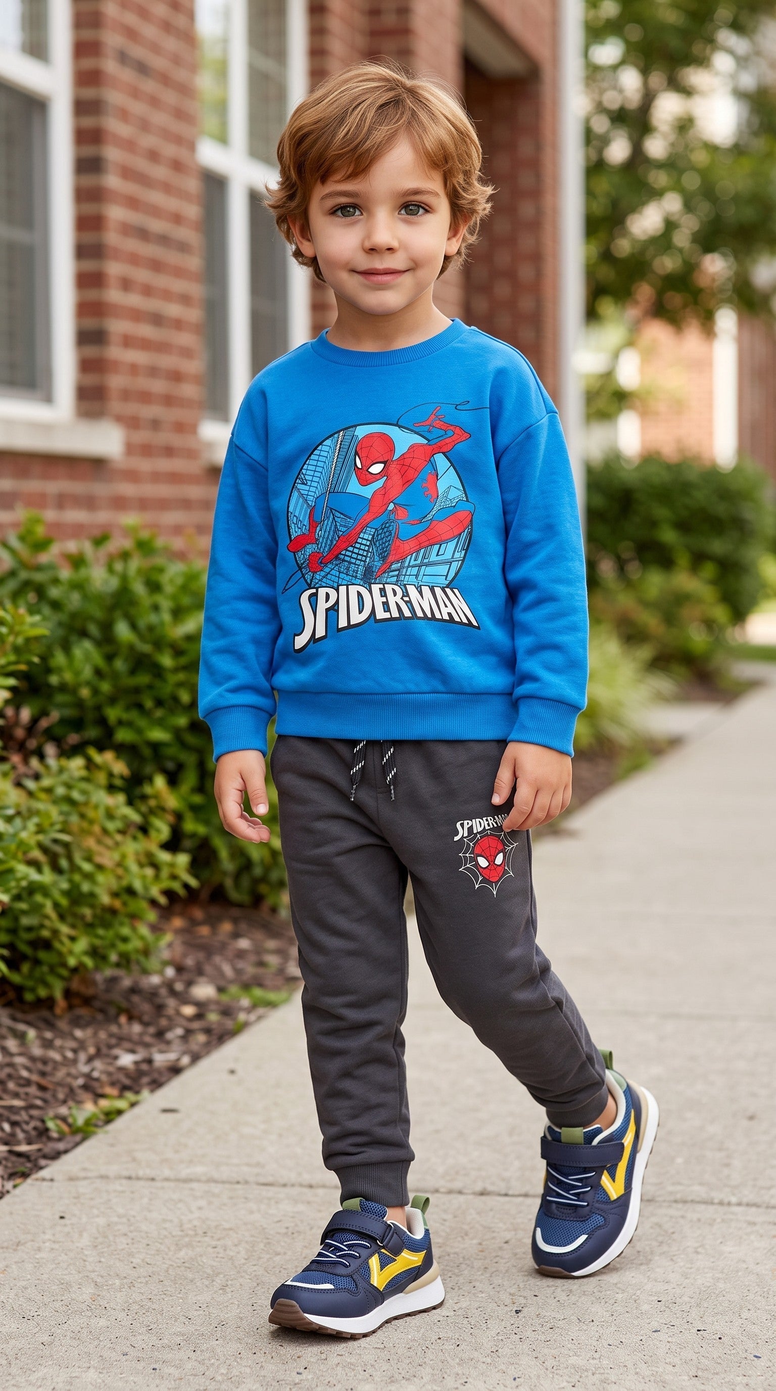 Tuta Spider-Man – Felpa + Pantalone
