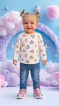 T-Shirt Manica Lunga Disney – Pattern Minnie & Friends