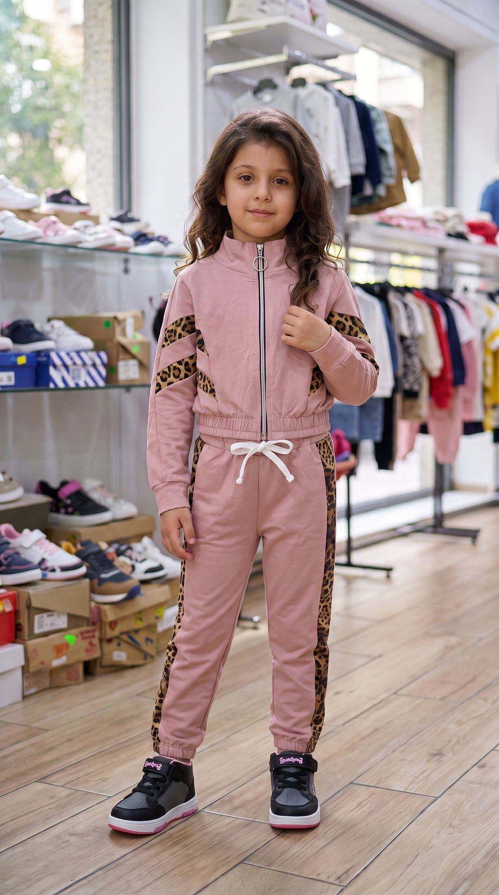 Tuta Garzata Maculata Rosa 🐆🩷