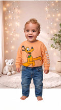 Felpa Bambino Pluto Disney – Girocollo Garzata