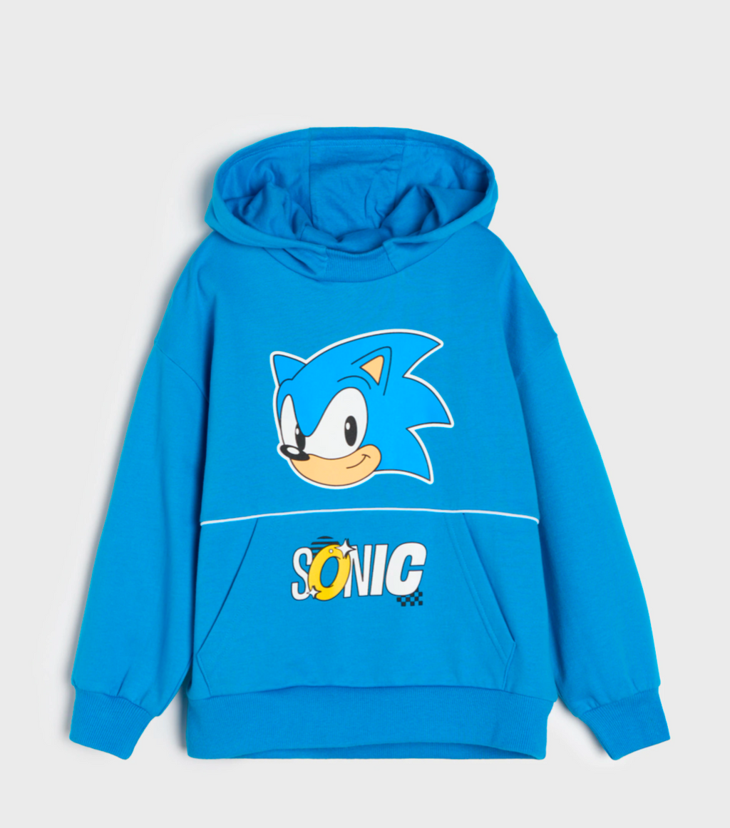 Tuta Sonic – Felpa con Cappuccio + Pantalone