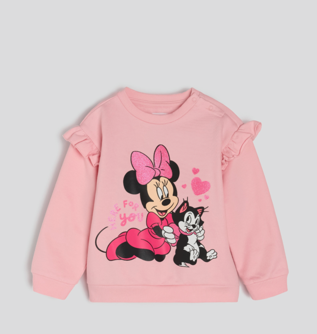 Completo Bambina Disney Minnie - Felpa e Jeans