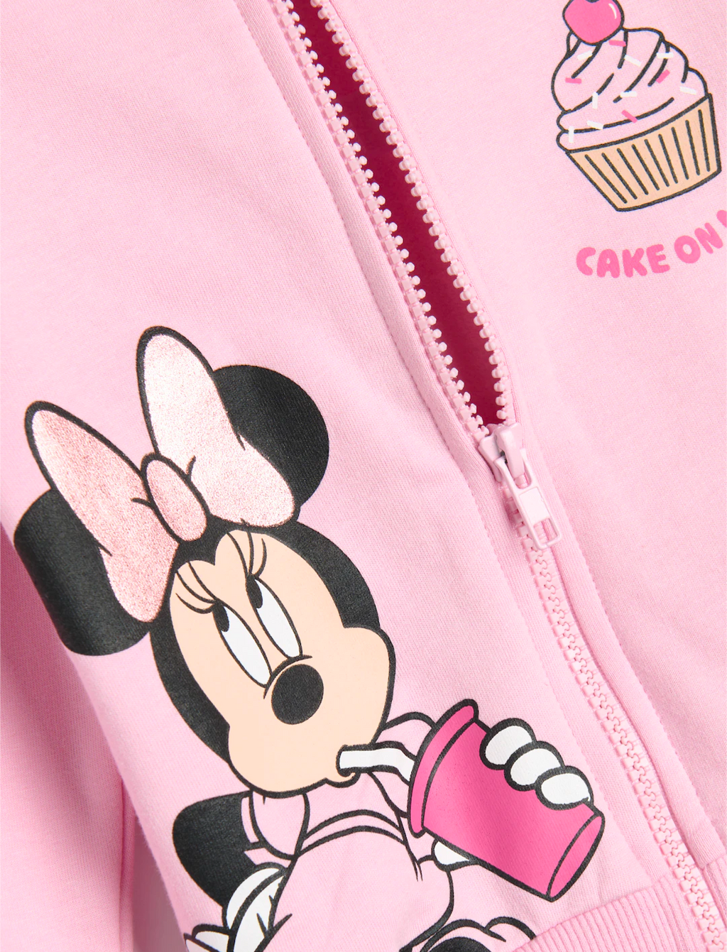 Completo Bambina Minnie Mouse – Felpa Garzata + 2 Leggings a Zampa