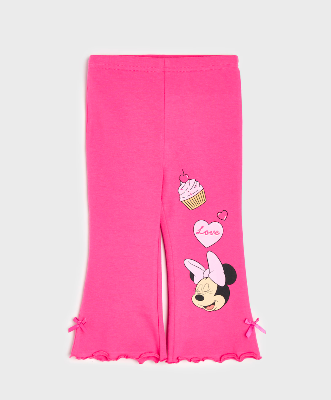 Completo Bambina Minnie Mouse – Felpa Garzata + 2 Leggings a Zampa
