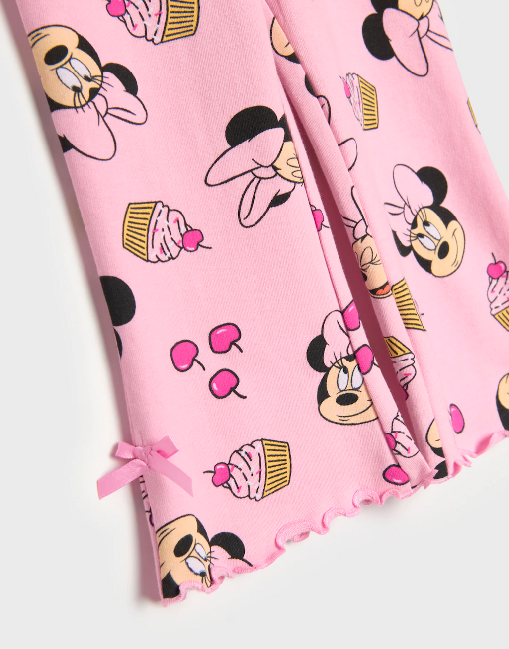 Completo Bambina Minnie Mouse – Felpa Garzata + 2 Leggings a Zampa