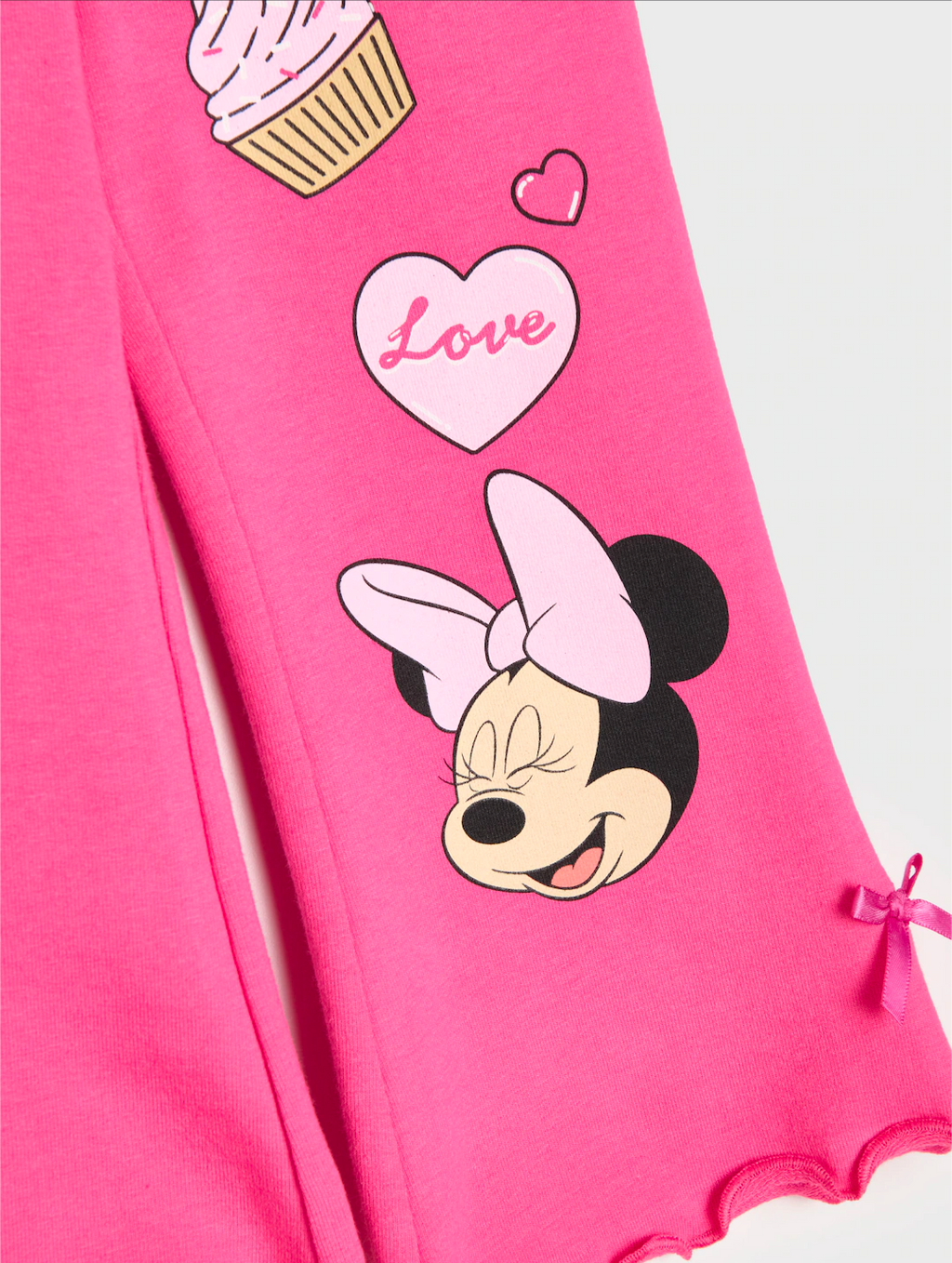 Completo Bambina Minnie Mouse – Felpa Garzata + 2 Leggings a Zampa
