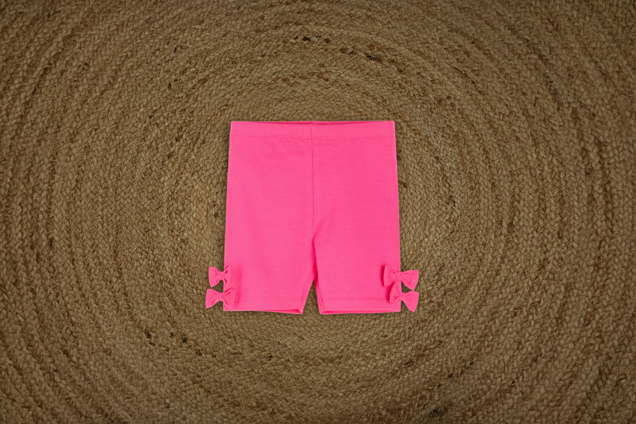 Completo Minou Disney – T-shirt e Shorts Rosa – Neonata
