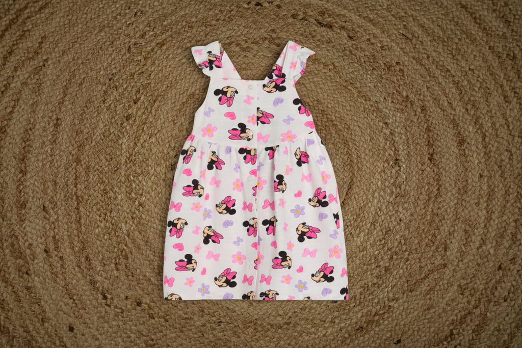 Vestito Minnie flat su juta